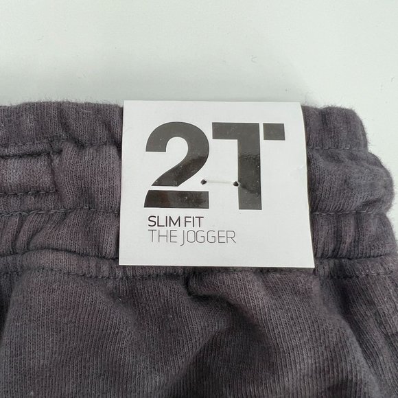 Joe's Toddler Zip Pockets Drawstring Elastic Slim Fit Jogger in Graphite 2T NWT - Picture 4 of 6